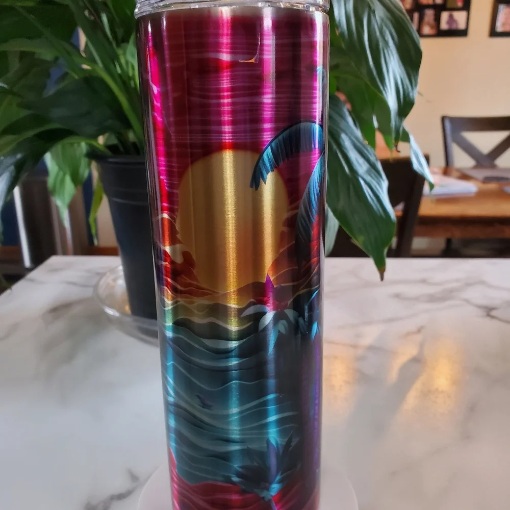 3D Art Palm Trees 30oz Tumbler 🎉sale